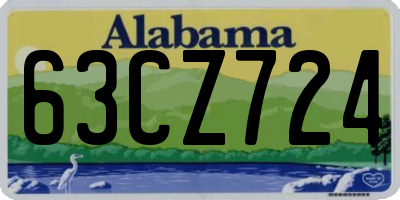 AL license plate 63CZ724