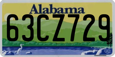 AL license plate 63CZ729