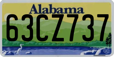 AL license plate 63CZ737