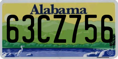 AL license plate 63CZ756