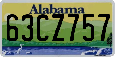 AL license plate 63CZ757