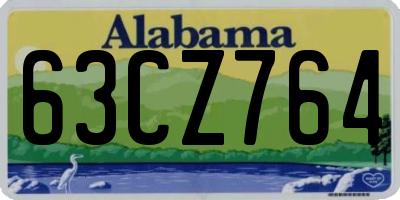 AL license plate 63CZ764