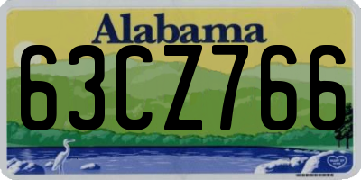 AL license plate 63CZ766