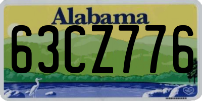 AL license plate 63CZ776