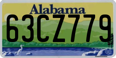 AL license plate 63CZ779