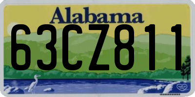 AL license plate 63CZ811