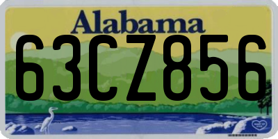 AL license plate 63CZ856