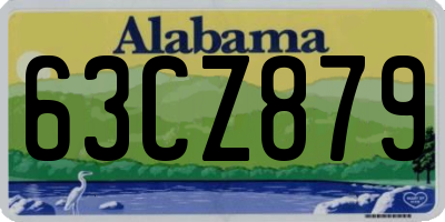 AL license plate 63CZ879