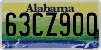 AL license plate 63CZ900
