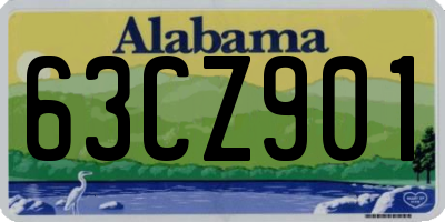 AL license plate 63CZ901