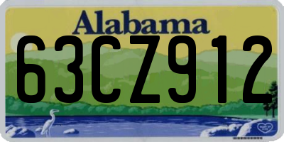 AL license plate 63CZ912