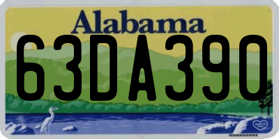 AL license plate 63DA390