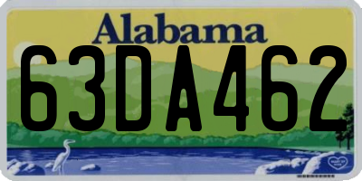AL license plate 63DA462
