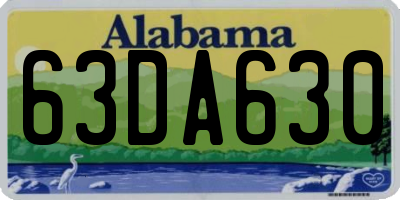 AL license plate 63DA630