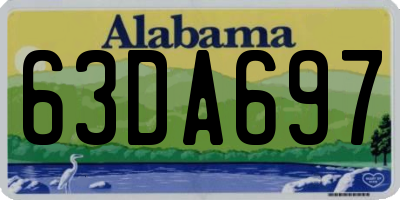 AL license plate 63DA697