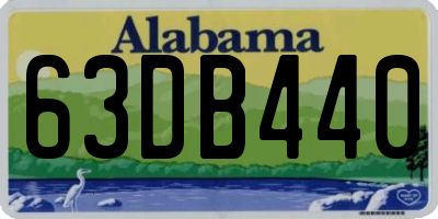 AL license plate 63DB440