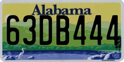 AL license plate 63DB444