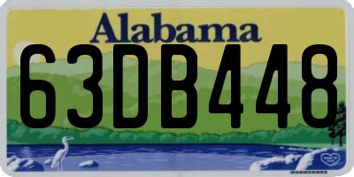 AL license plate 63DB448