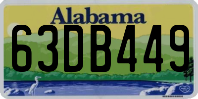 AL license plate 63DB449