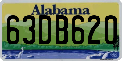 AL license plate 63DB620