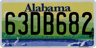 AL license plate 63DB682
