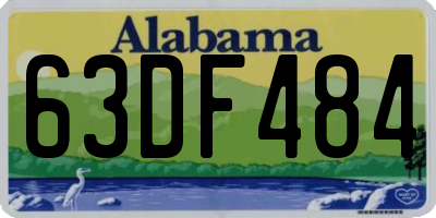 AL license plate 63DF484