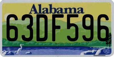 AL license plate 63DF596