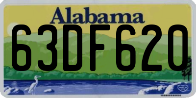 AL license plate 63DF620