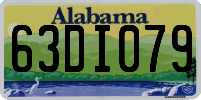 AL license plate 63DI079
