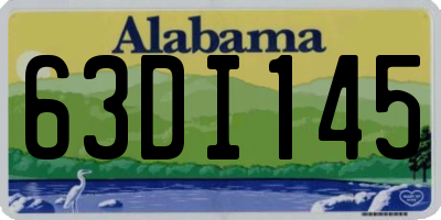AL license plate 63DI145