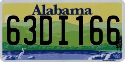 AL license plate 63DI166