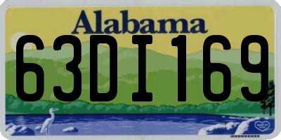 AL license plate 63DI169