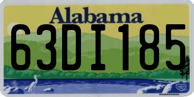 AL license plate 63DI185