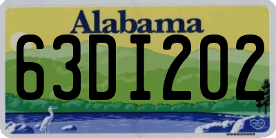 AL license plate 63DI202