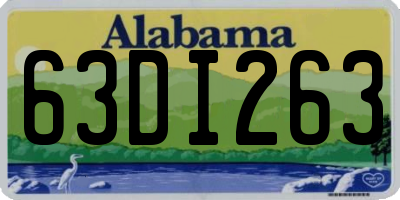 AL license plate 63DI263