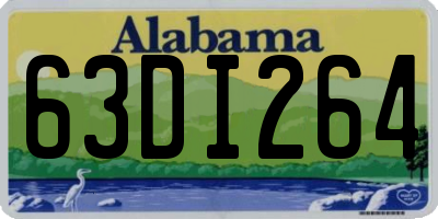 AL license plate 63DI264