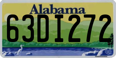AL license plate 63DI272