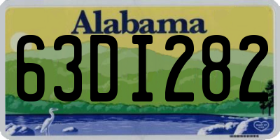 AL license plate 63DI282