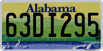 AL license plate 63DI295