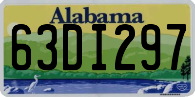 AL license plate 63DI297