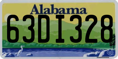 AL license plate 63DI328