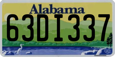 AL license plate 63DI337