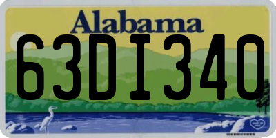 AL license plate 63DI340