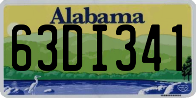 AL license plate 63DI341