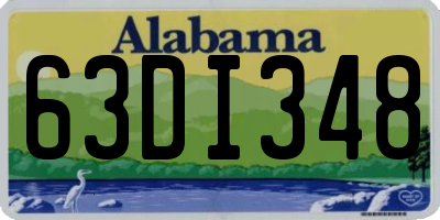AL license plate 63DI348