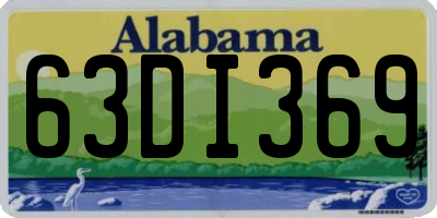 AL license plate 63DI369