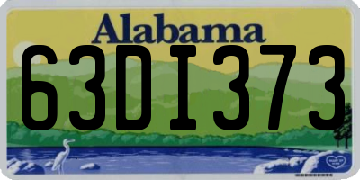 AL license plate 63DI373