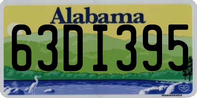 AL license plate 63DI395