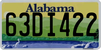 AL license plate 63DI422