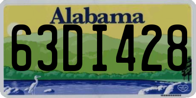AL license plate 63DI428